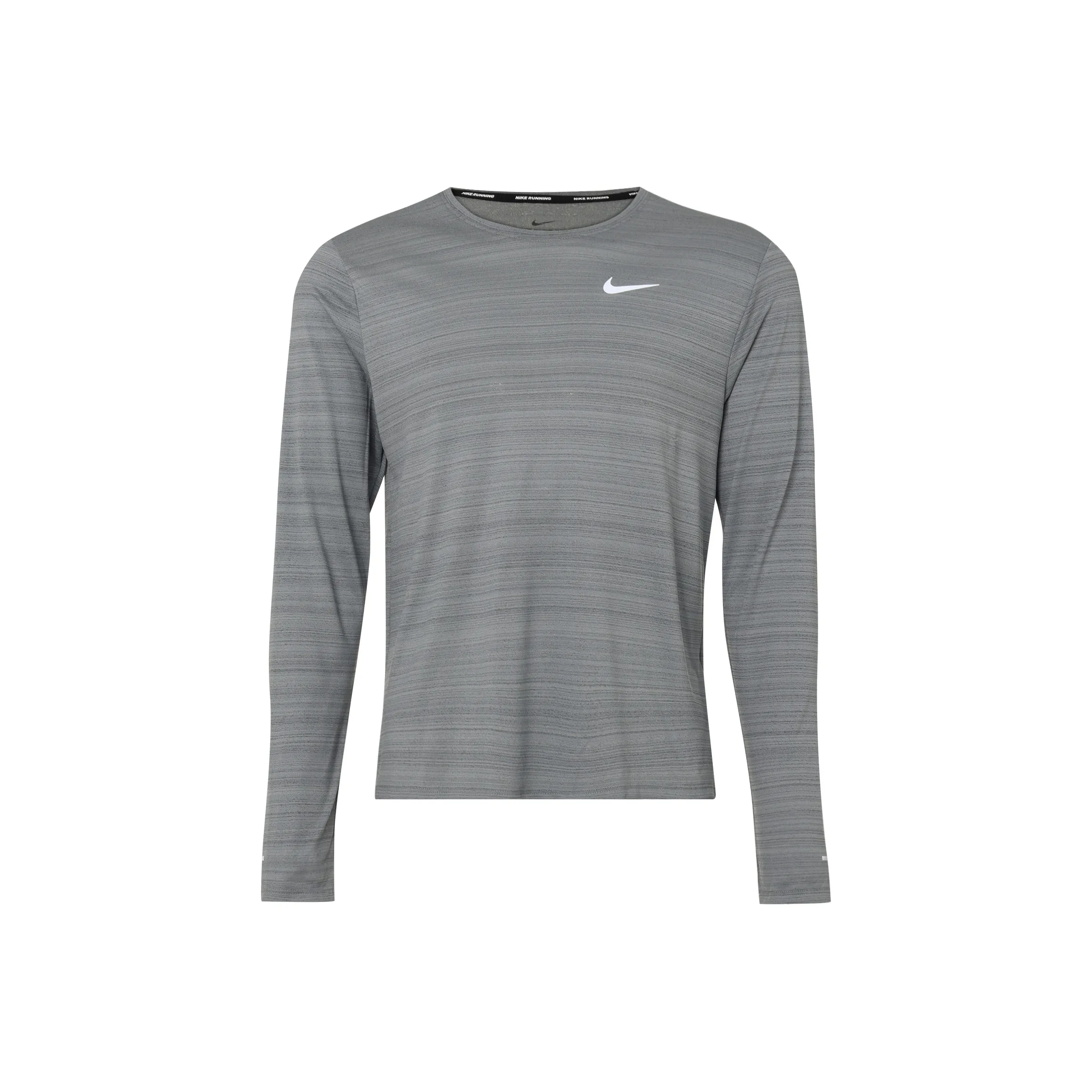 nike Бег Т-Рубашка Мужская Дымчатый Серый