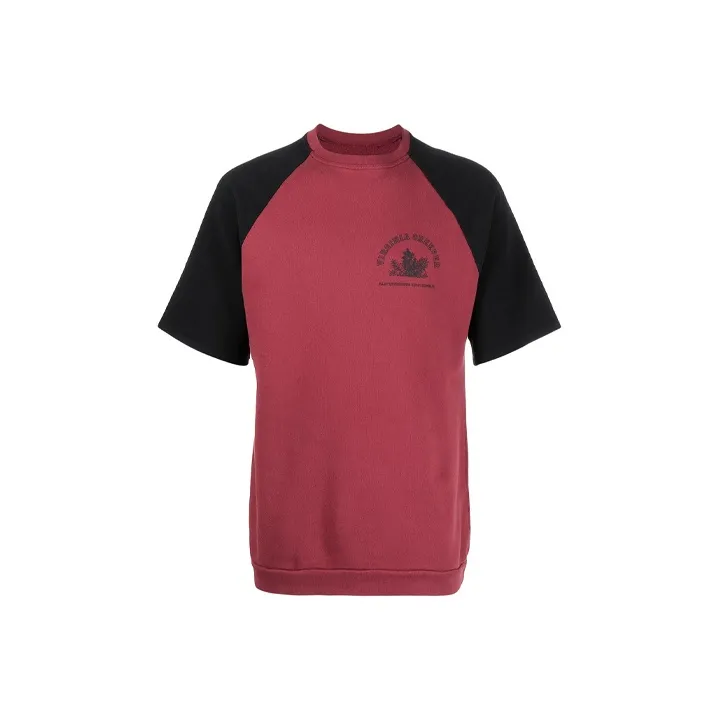 RAF SIMONS Red Men's T-Shirts RAF SIMONS Красные Мужские Футболки