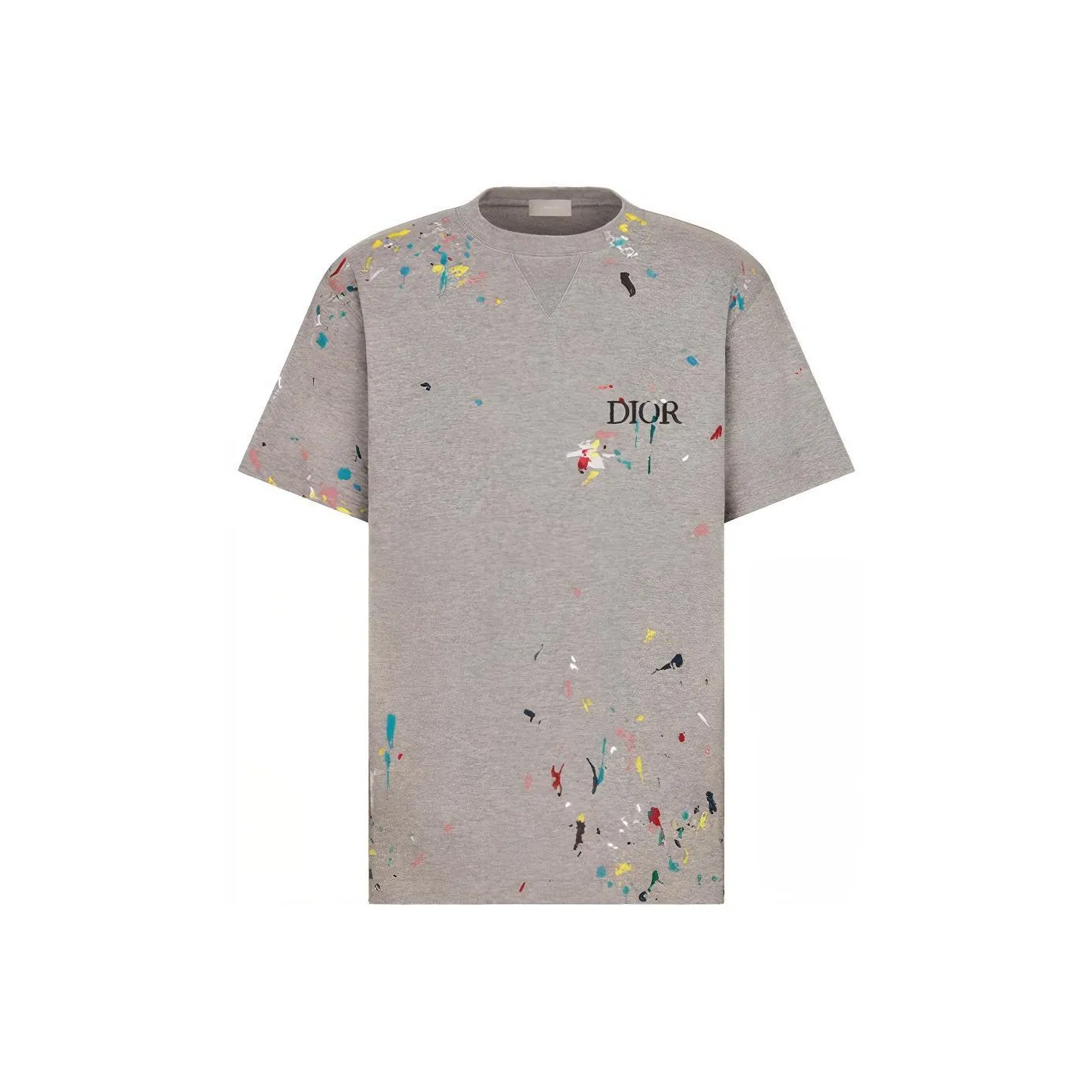 DIOR Quarterly New Products T Shirts Men's Gray