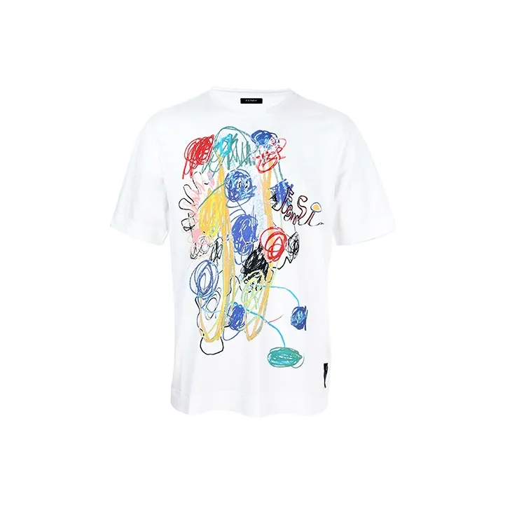 FENDI T Shirts Men's White