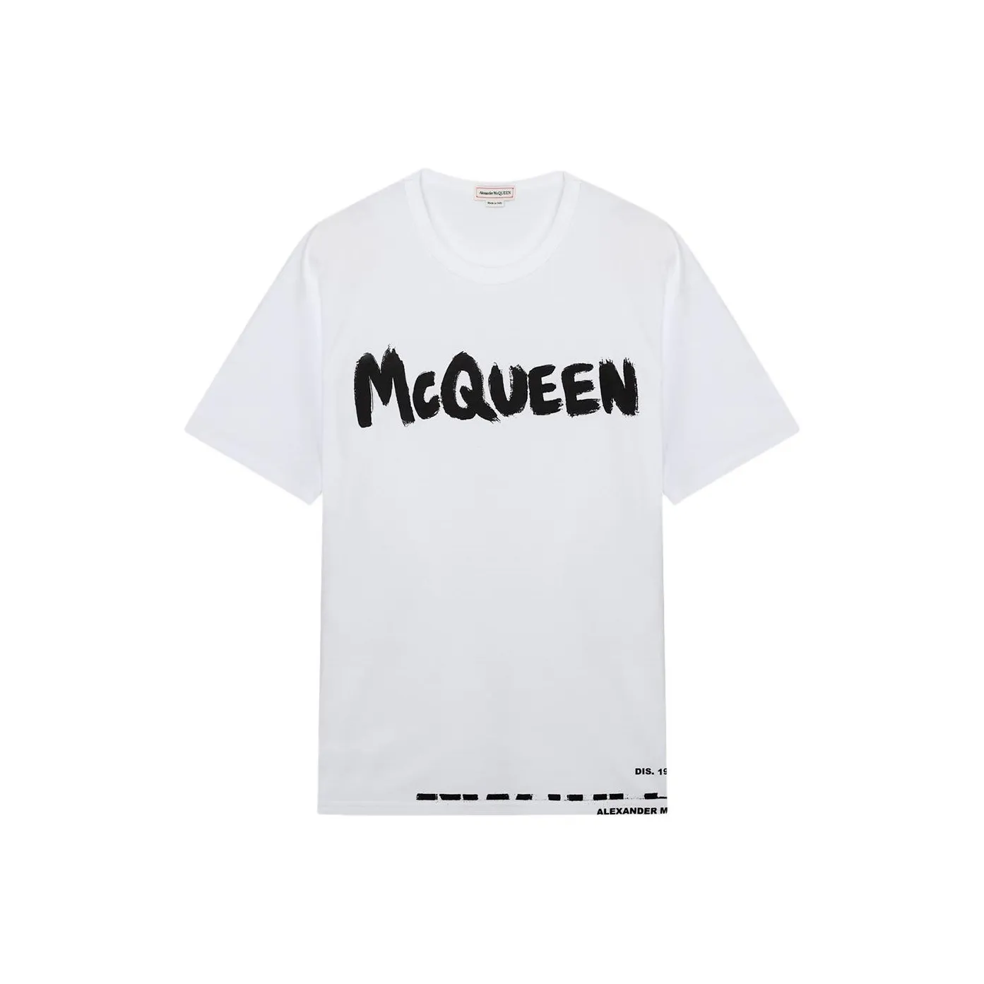 Alexander McQueen Graffiti SS22 T Shirt Men's White