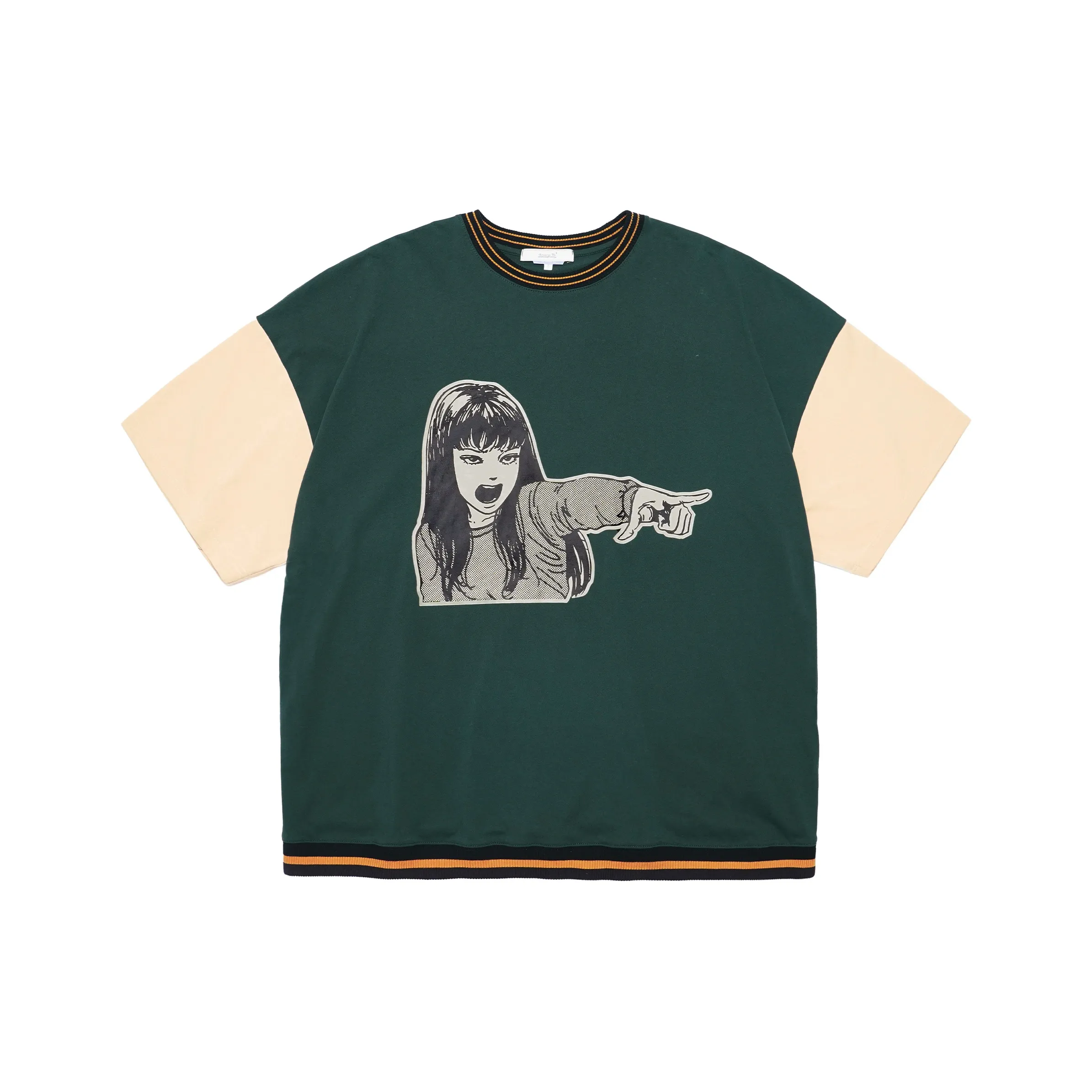 UNVESNO SS21 Прямой крой рукав длиной до локтя рубашка унисекс темно-зеленый