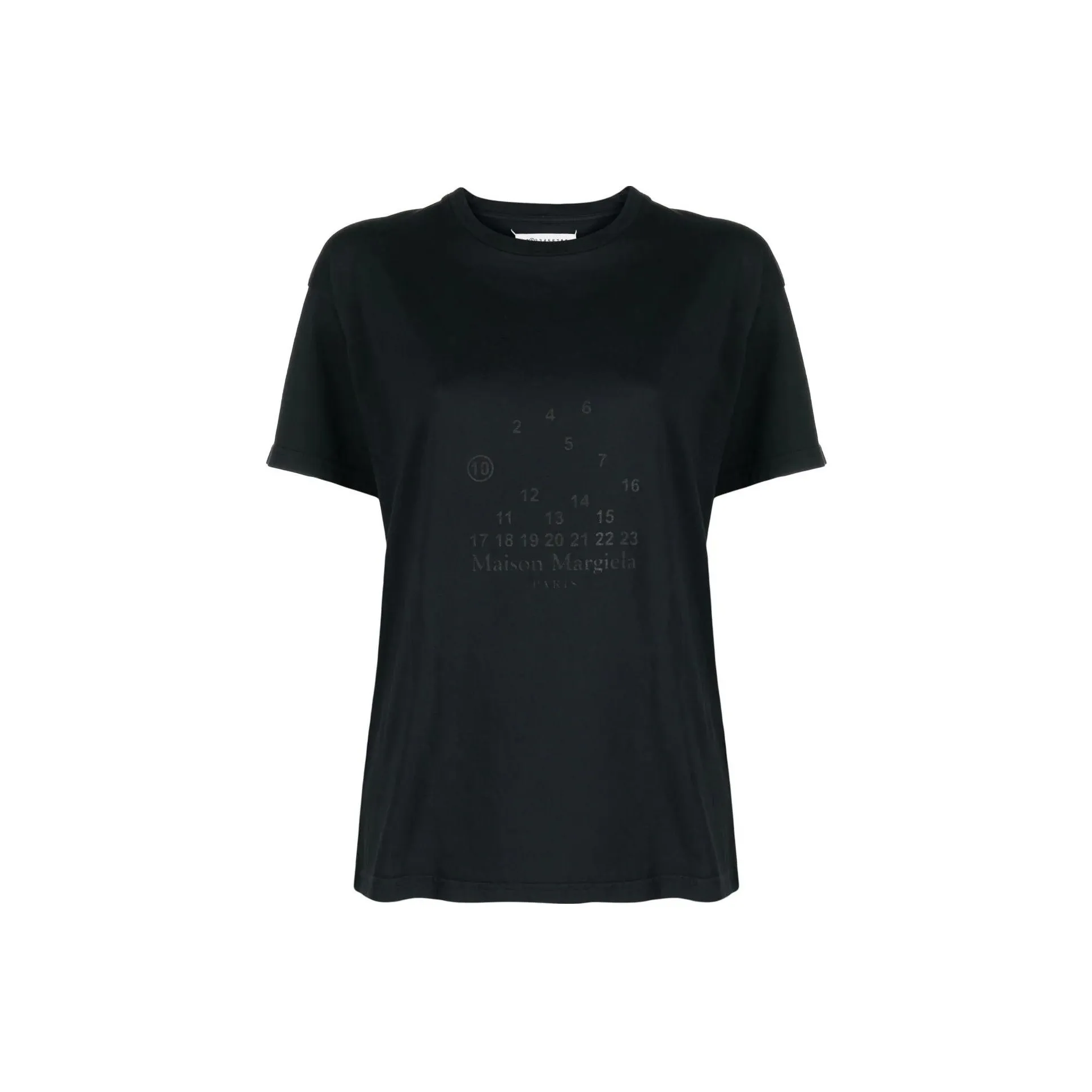 Maison Margiela Черная Унисекс Футболка