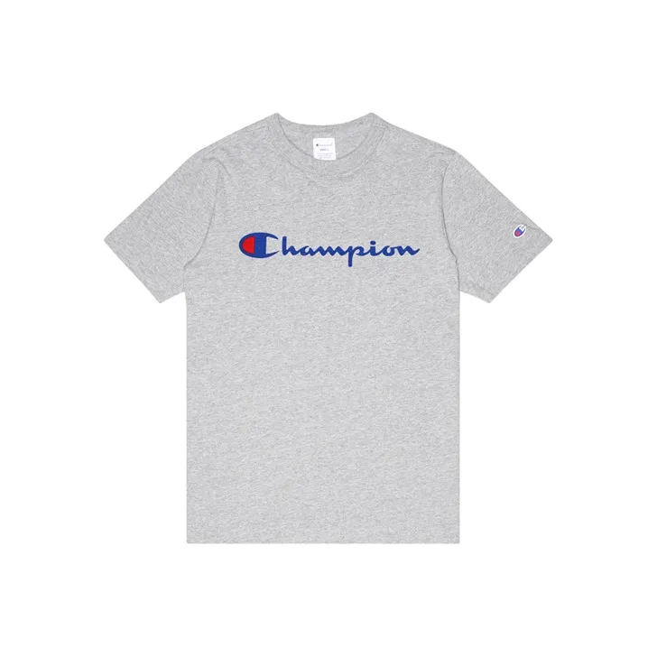 Champion T-Shirt Японская версия Unisex Light Серый