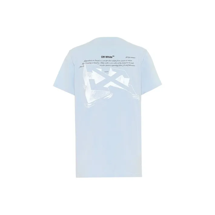 OFF WHITE Pre Owned Logo printed T shirt