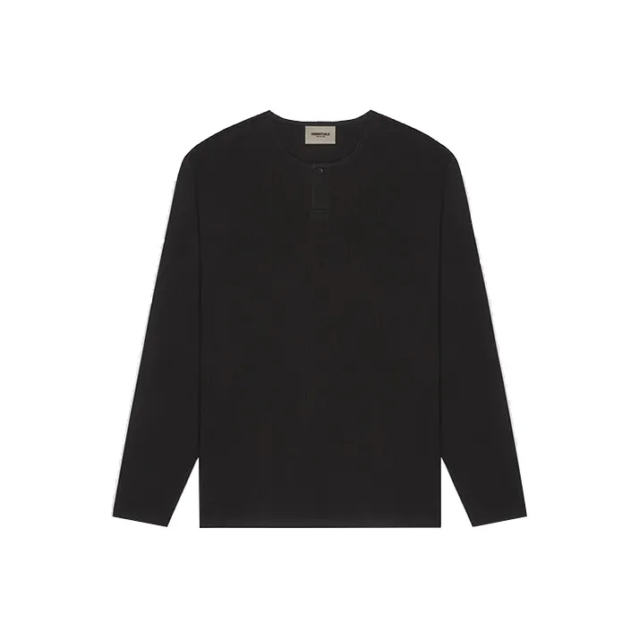 Fear Of God Essentials Thermal Longsleeve Henley T Shirt