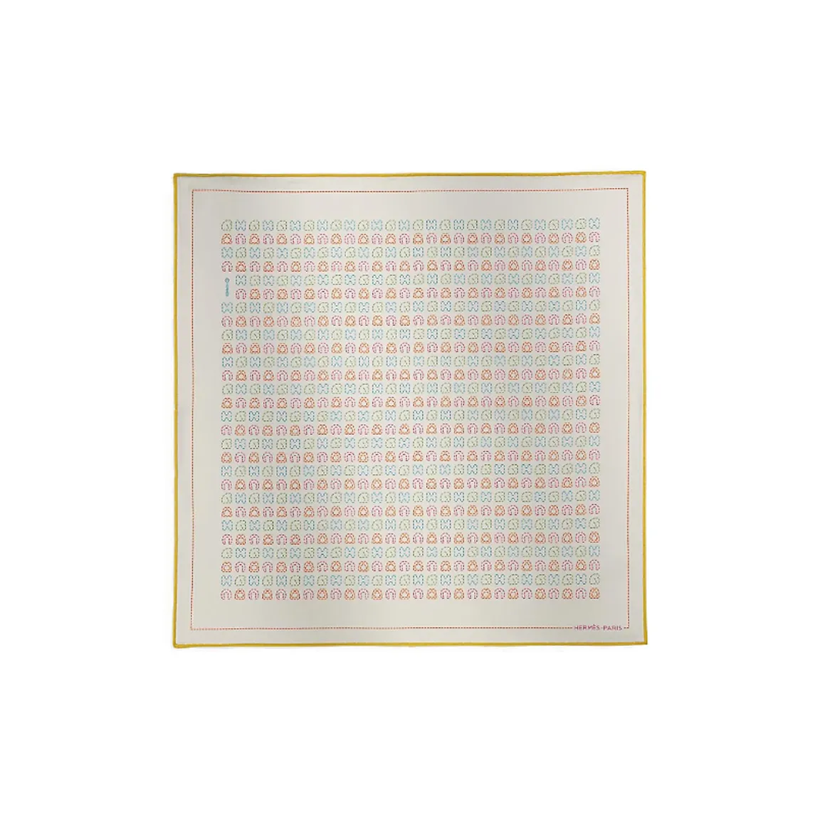 HERMES Шелковые шарфы Мужской Белый