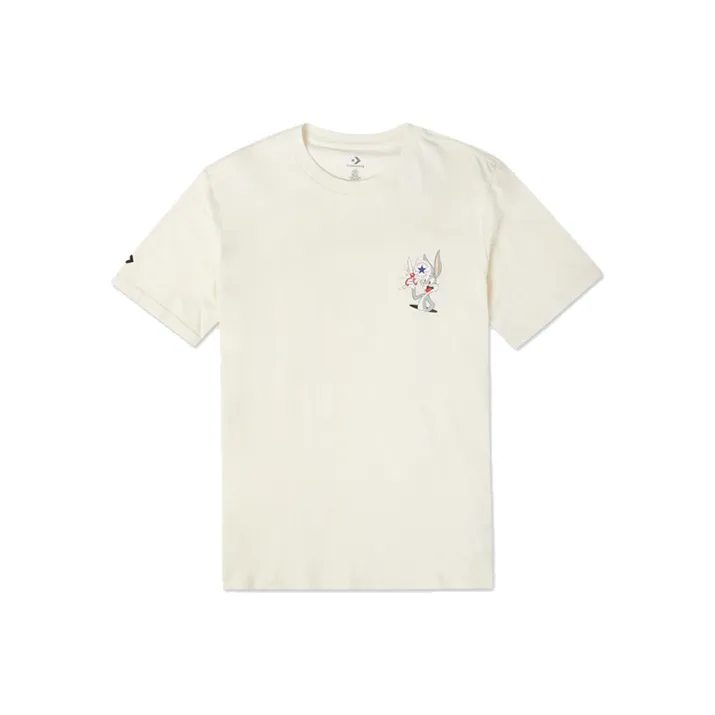 Converse x Bugs Bunny , T Shirt Men's Milk White