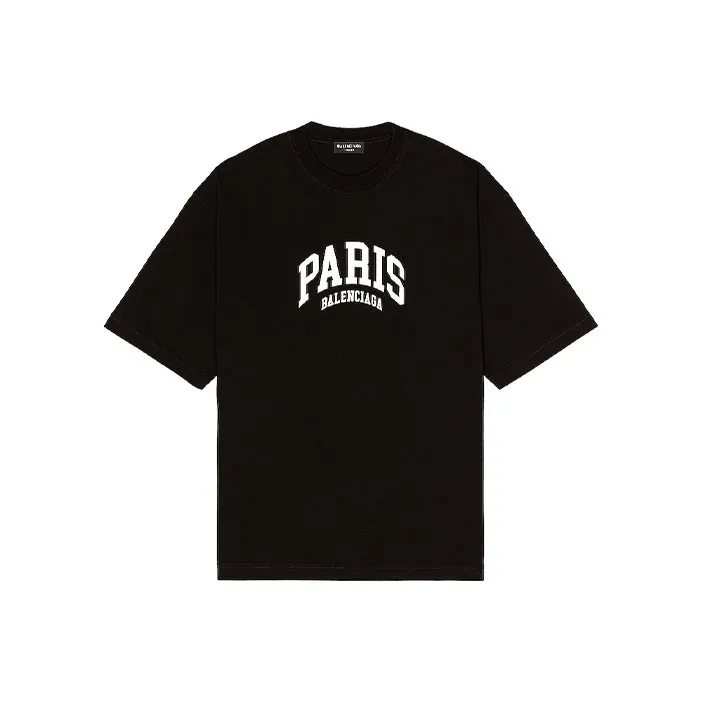 Balenciaga Mens Cities Paris Medium Fit T shirt
