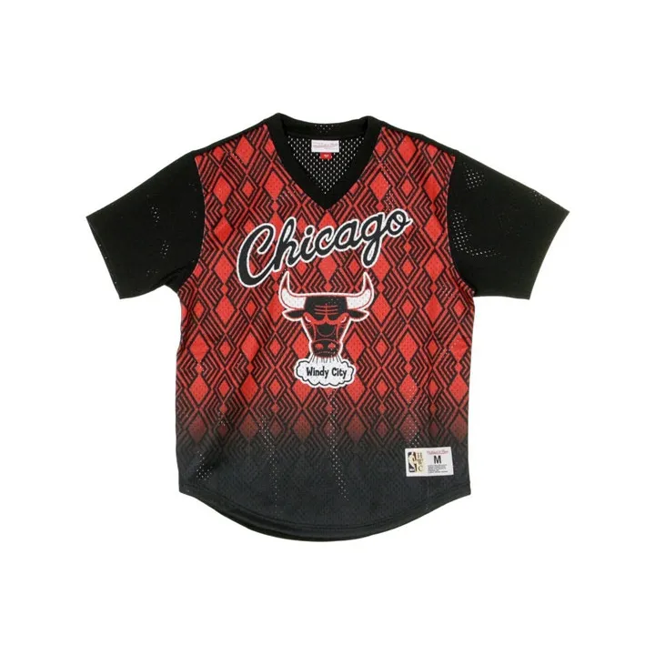 Mitchell Ness Red Men's T-Shirts Mitchell Ness Красные Мужские Футболки