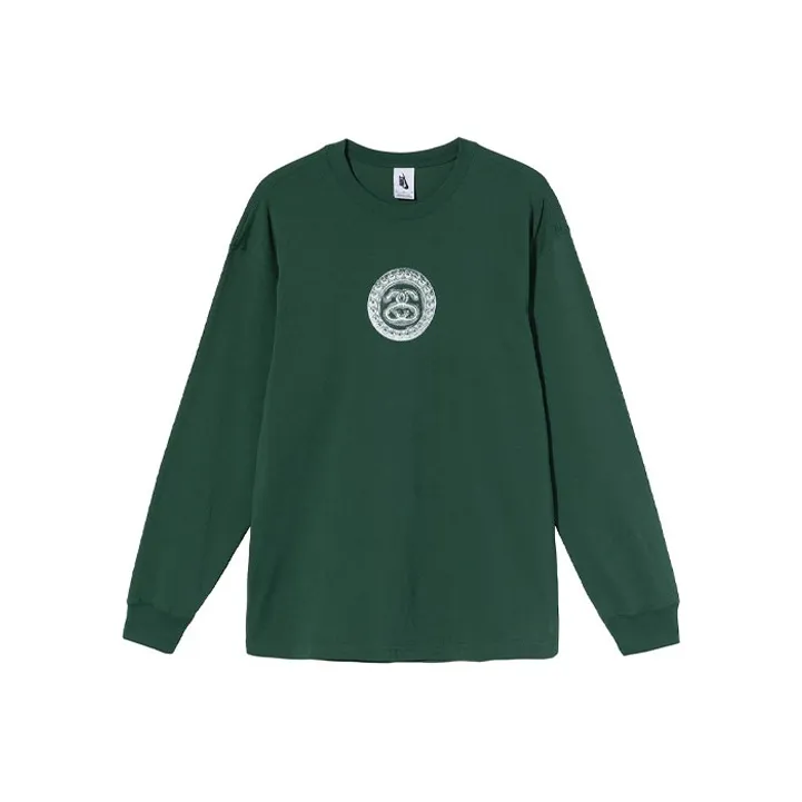 Stussy X NIKE Co Branded SERIES Зеленая Унисекс Футболка