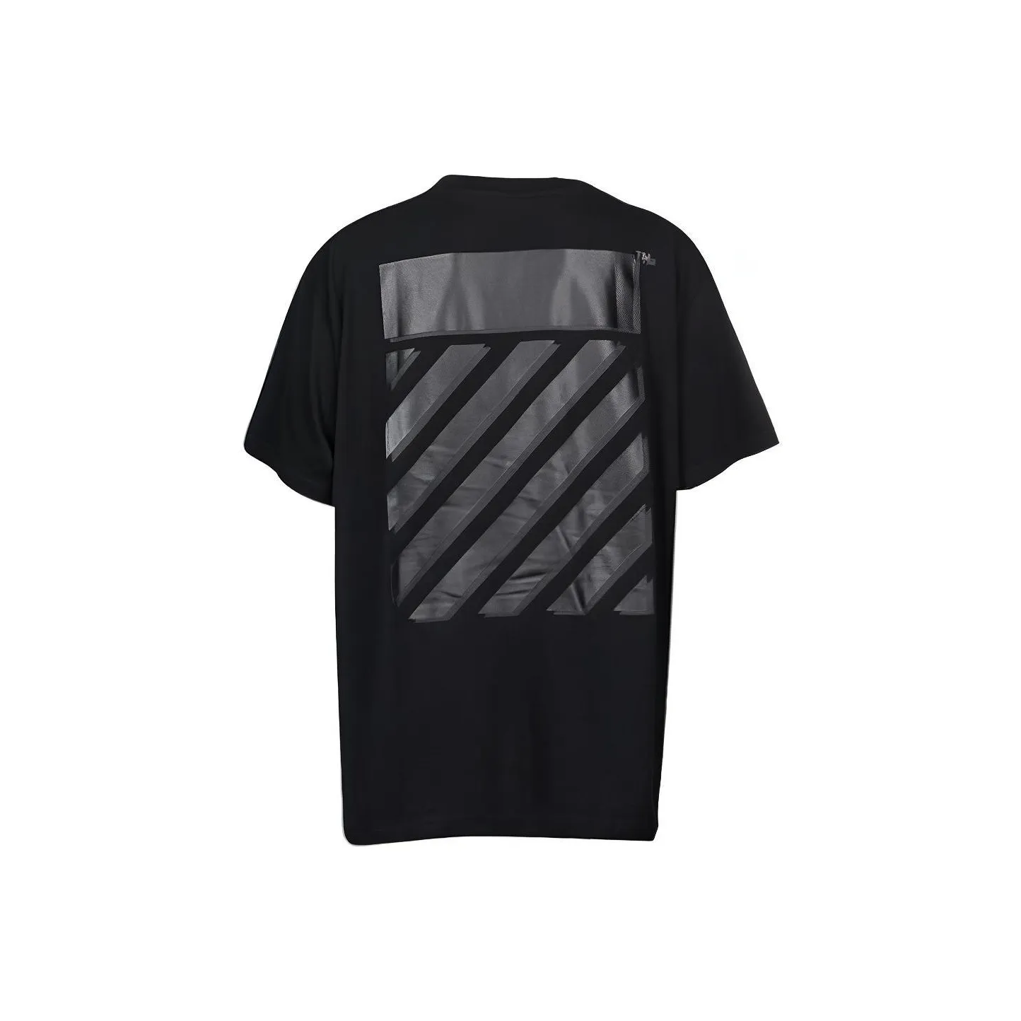 OFF WHITE Rubber Diagonals Oversized T Shirt
