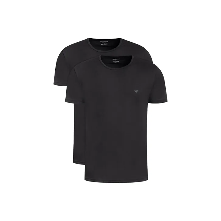 EMPORIO ARMANI T Shirts Men's Black 2 Pack