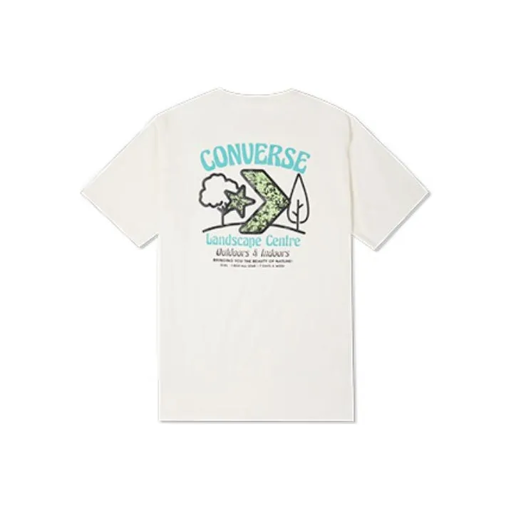 Converse Set in Sleeve T Shirt Men's White