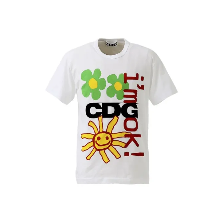 CDG Белая Унисекс Футболка