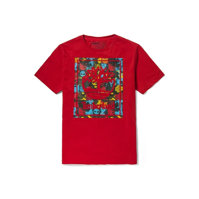 Timberland Red Мужская T-рубашка