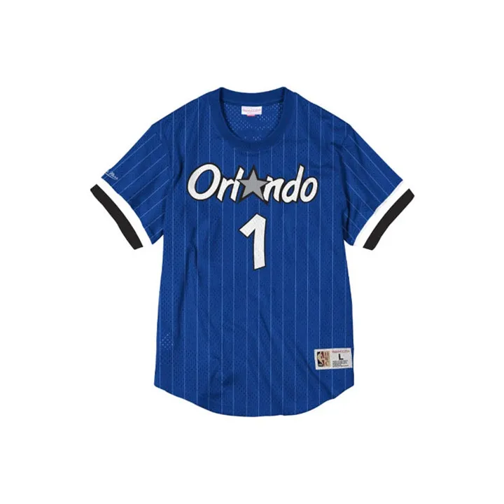 MITCHELL NESS T-Shirt Мужской Темно-синий