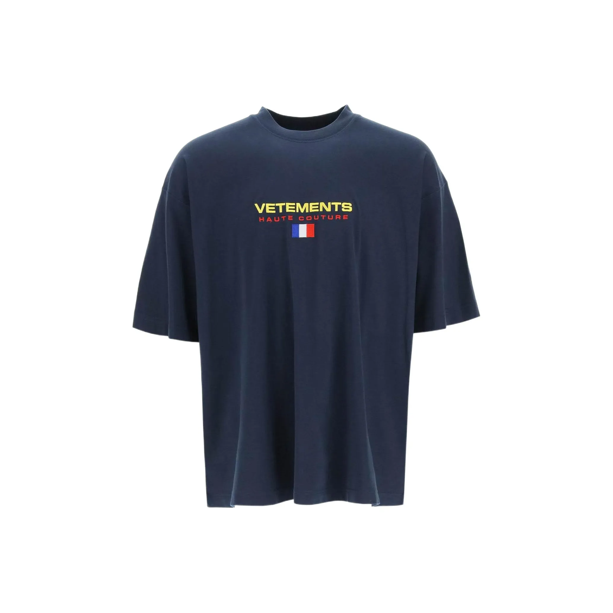 Vetements T-Shirt Мужской Темно-синий