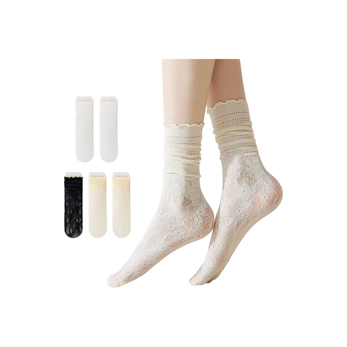 Высокие носки Cotton Shopping женские упаковка из 5 пар