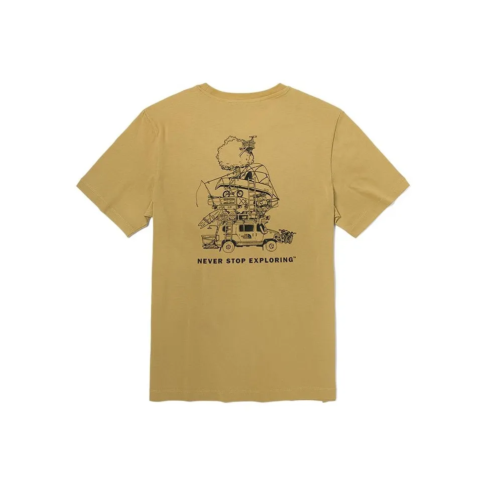 The North Face Кемпинг T-Рубашка Мужская Хаки