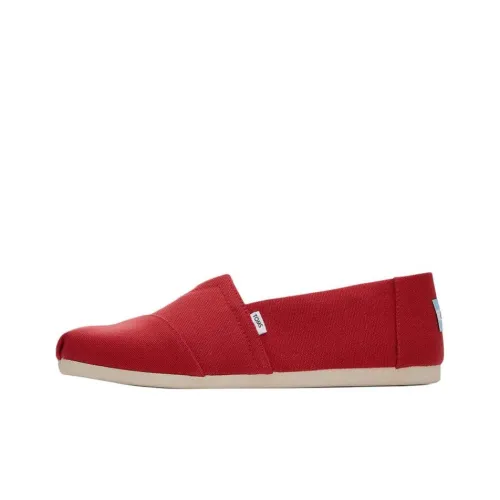 Toms Мужские повседневные туфли Low Top Красные Мужские