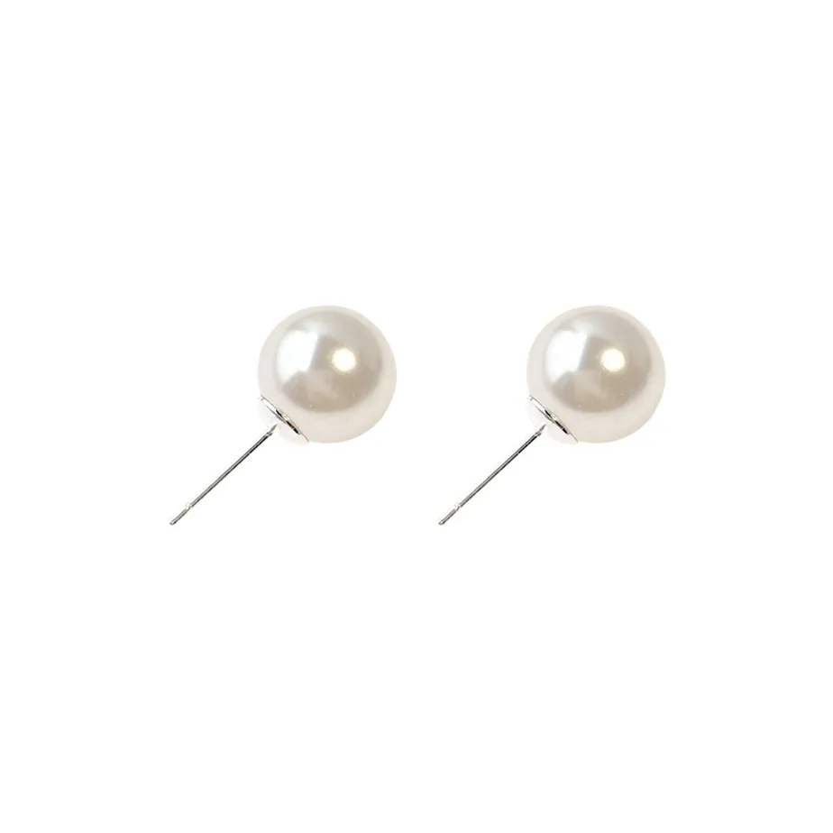 9i Pearl Stud Earrings Unisex