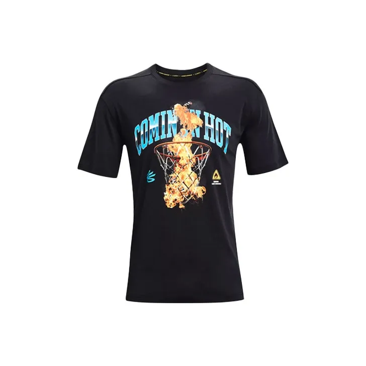 Under Armour Set in Sleeve T Shirt Men's Black