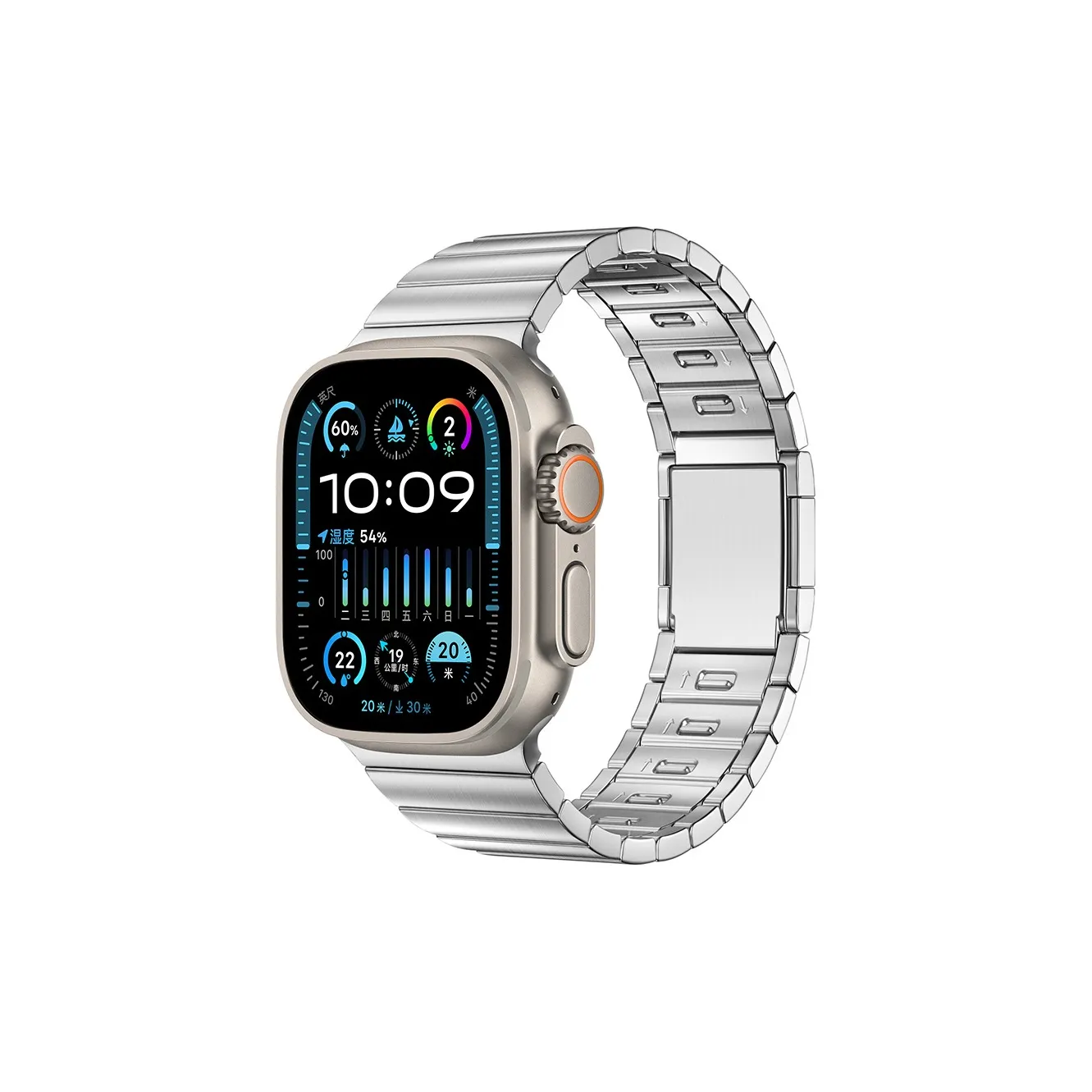 Часы Vobafe Полоска Apple Совместимость 140-200 мм Материал Нержавеющая сталь