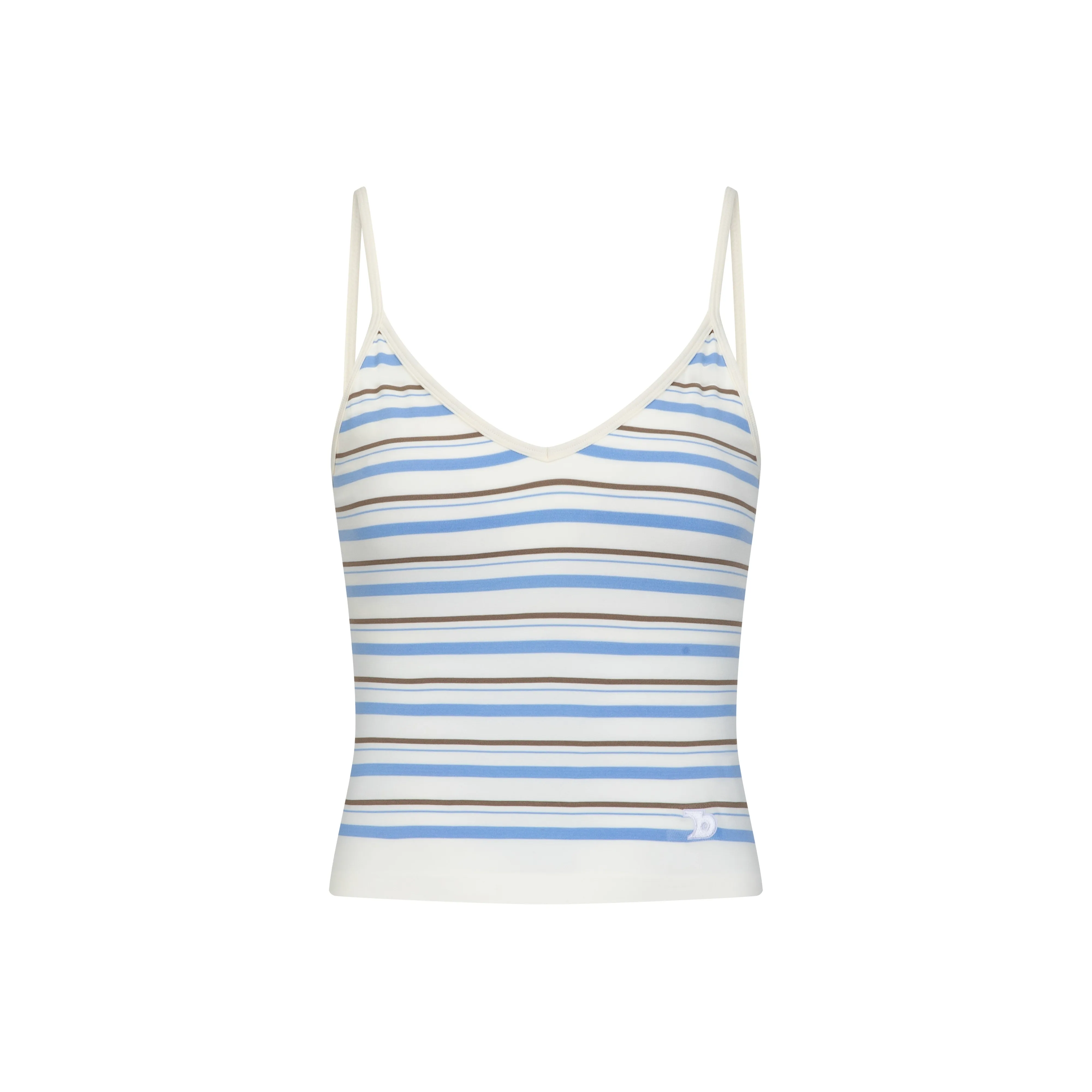 The Blender Полосатый V-образный бюстгальтер в майке для женщин