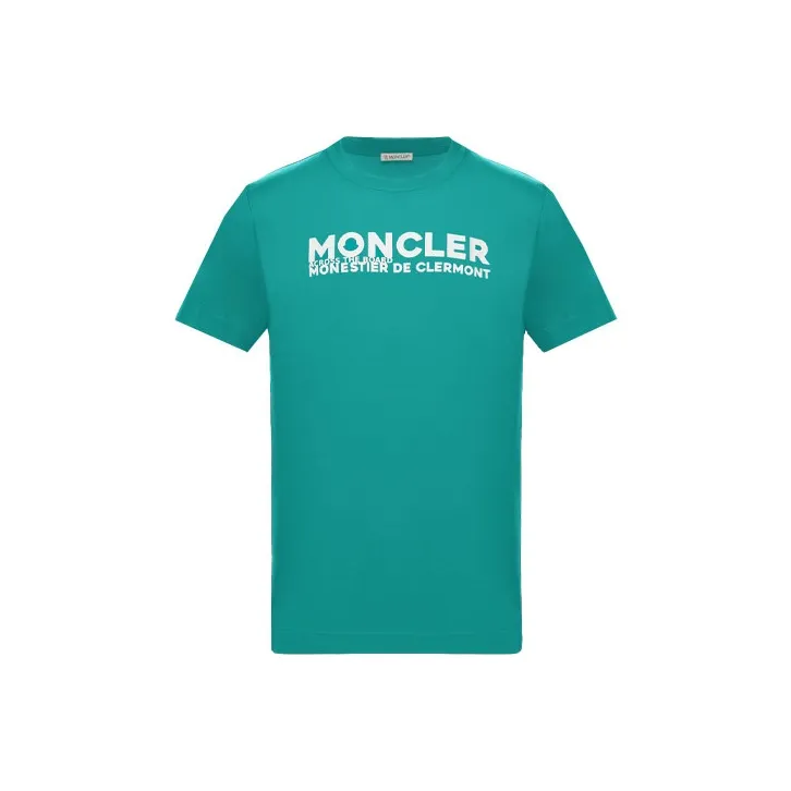 MONCLER Зеленые Мужские T-рубашки