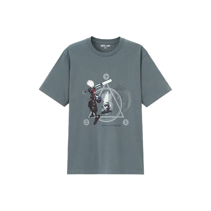 UNIQLO x Лига Легенд T-рубашка унисекс зеленая