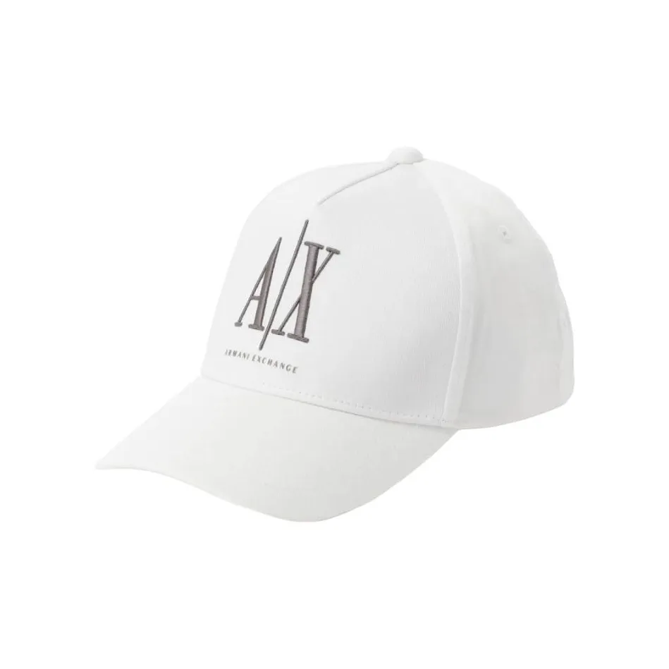 ARMANI EXCHANGEAE Cotton, Elastane Baseball Caps Men's White