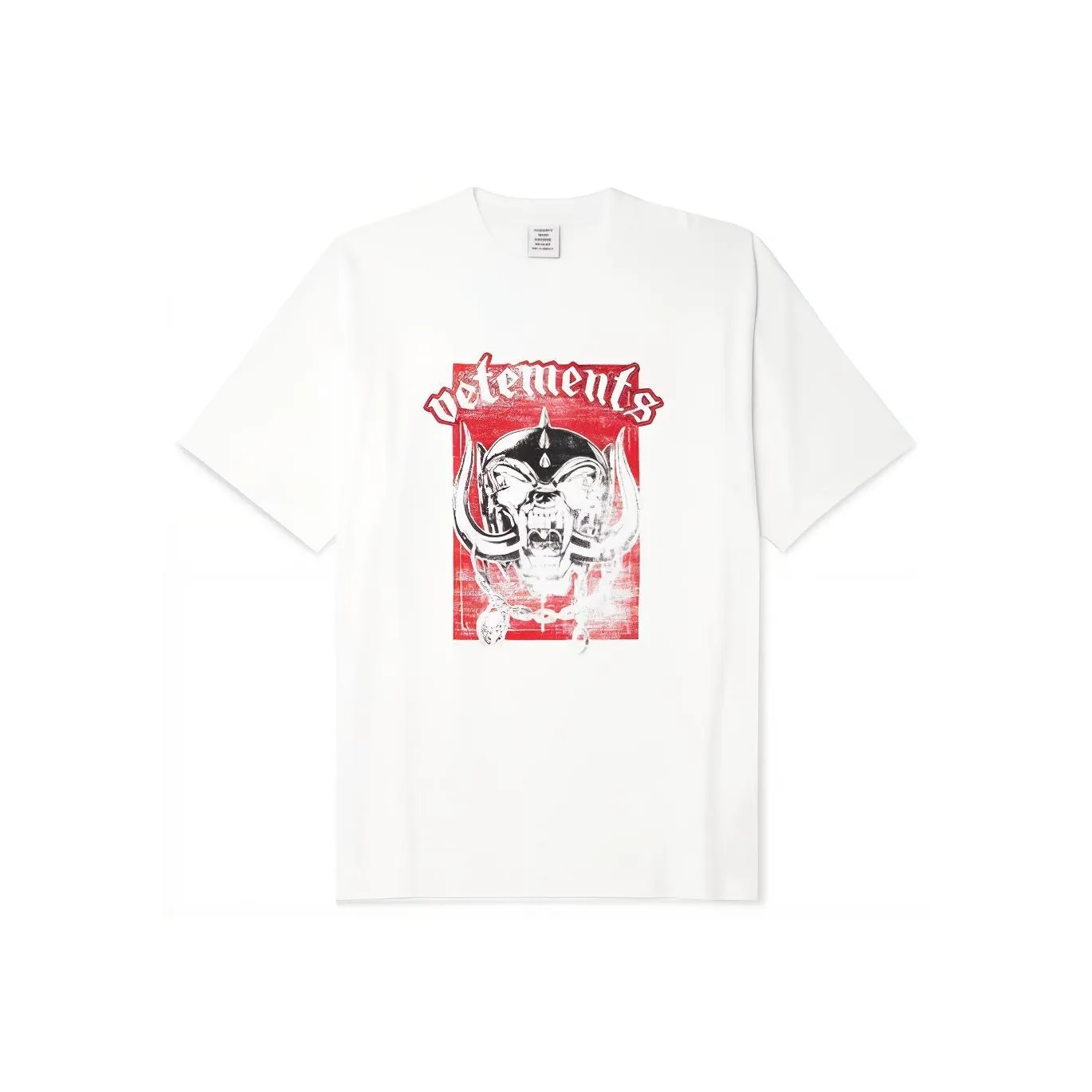 Vetements Белая Унисекс Футболка