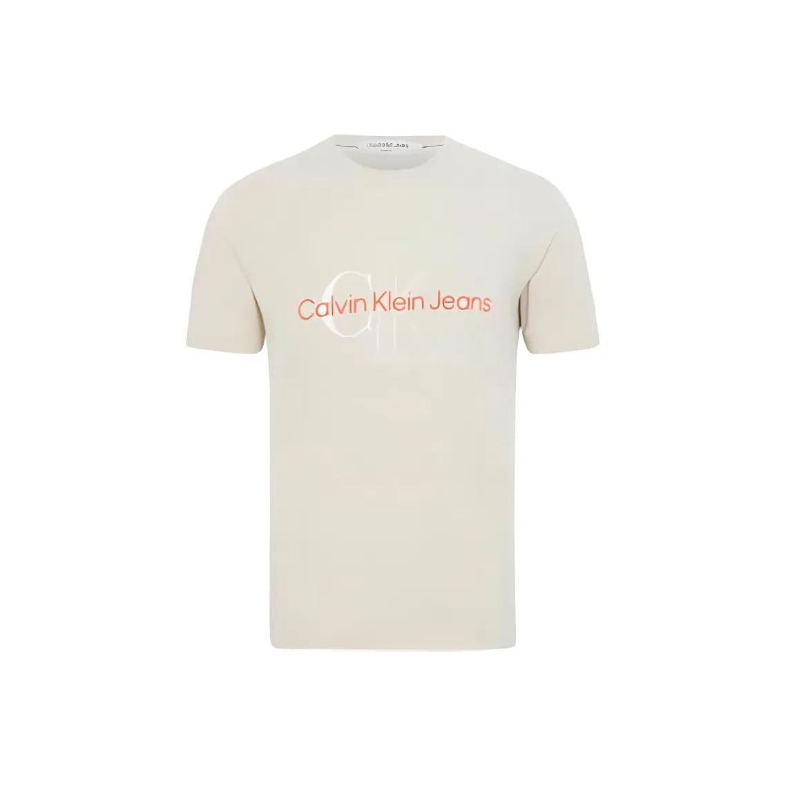 Calvin Klein Стандартная футболка мужская светлый кофейный