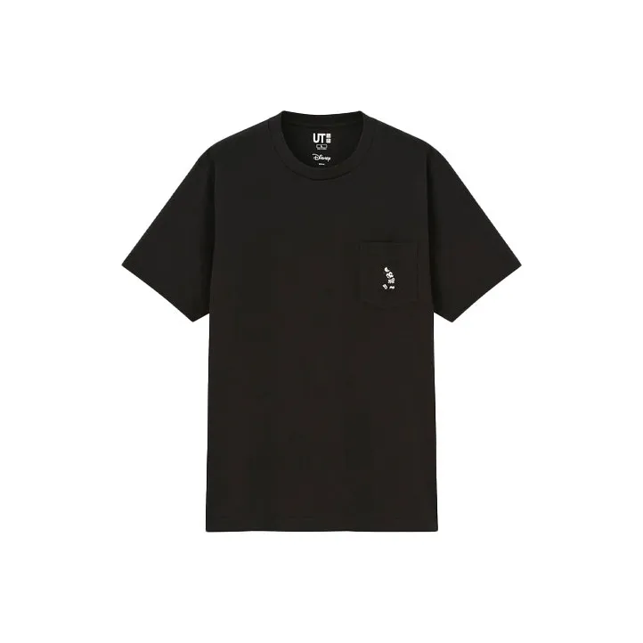 UNIQLO X Disney Co Бренд T-Shirt Унисекс Черный