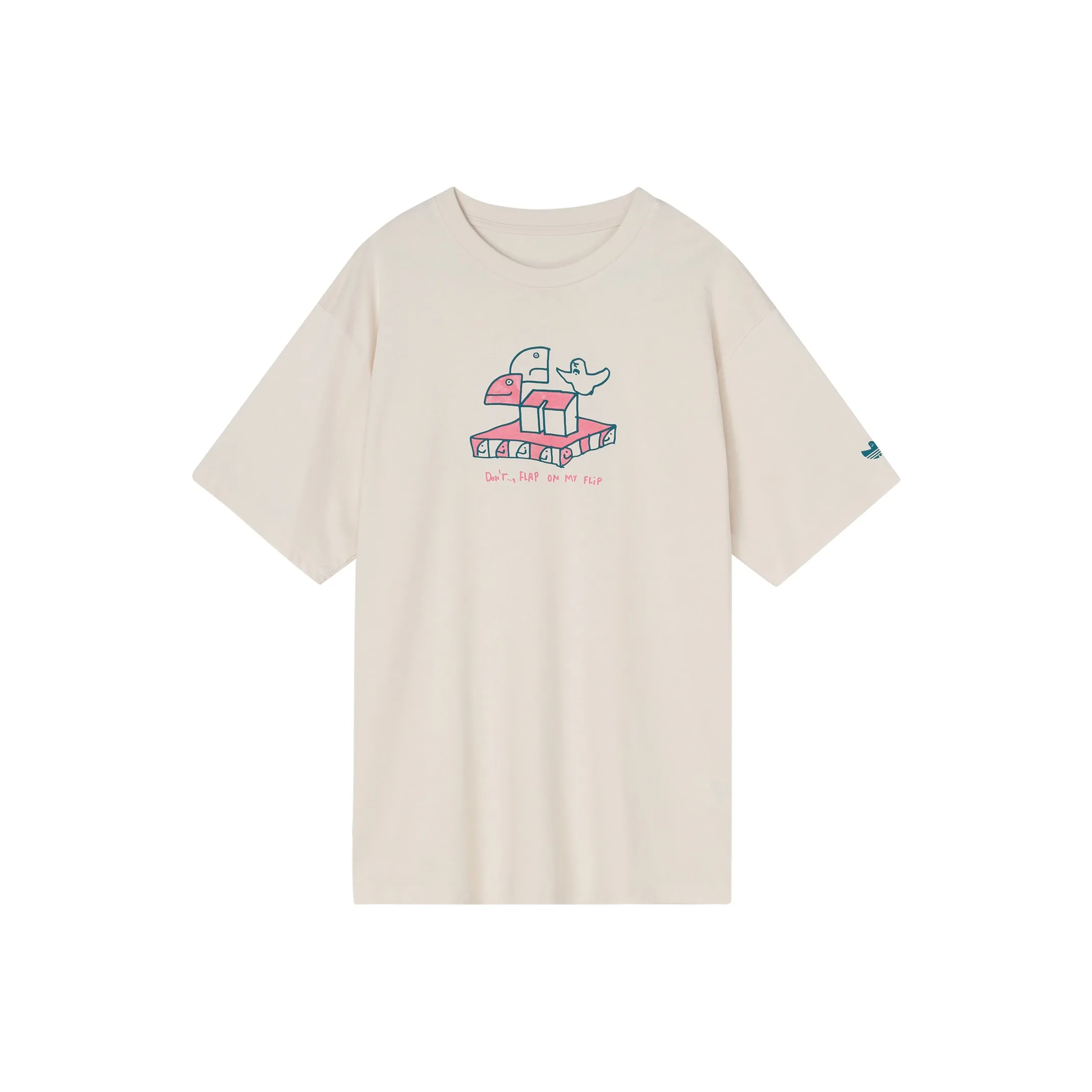 Adidas Originals Комплект с короткими рукавами T-рубашка унисекс серо-белый