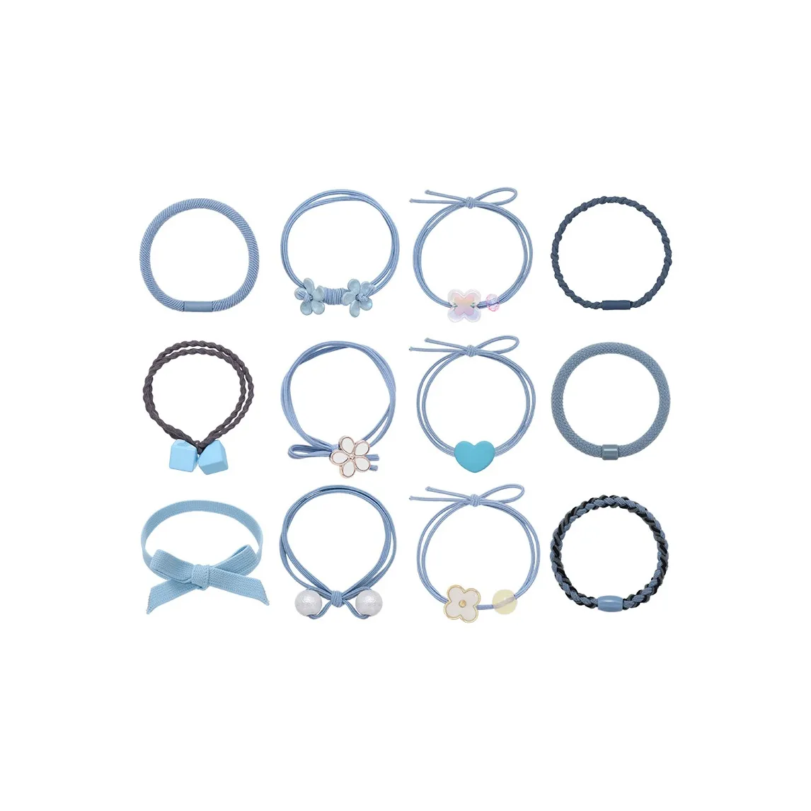 ROYALSASA Резиновая лента Акриловые аксессуары Резинка для волос Женские