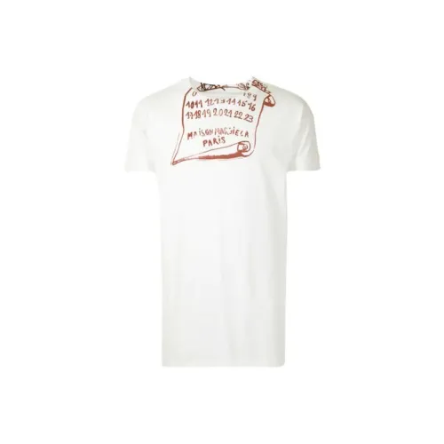 Maison Margiela Белая Мужская Рубашка