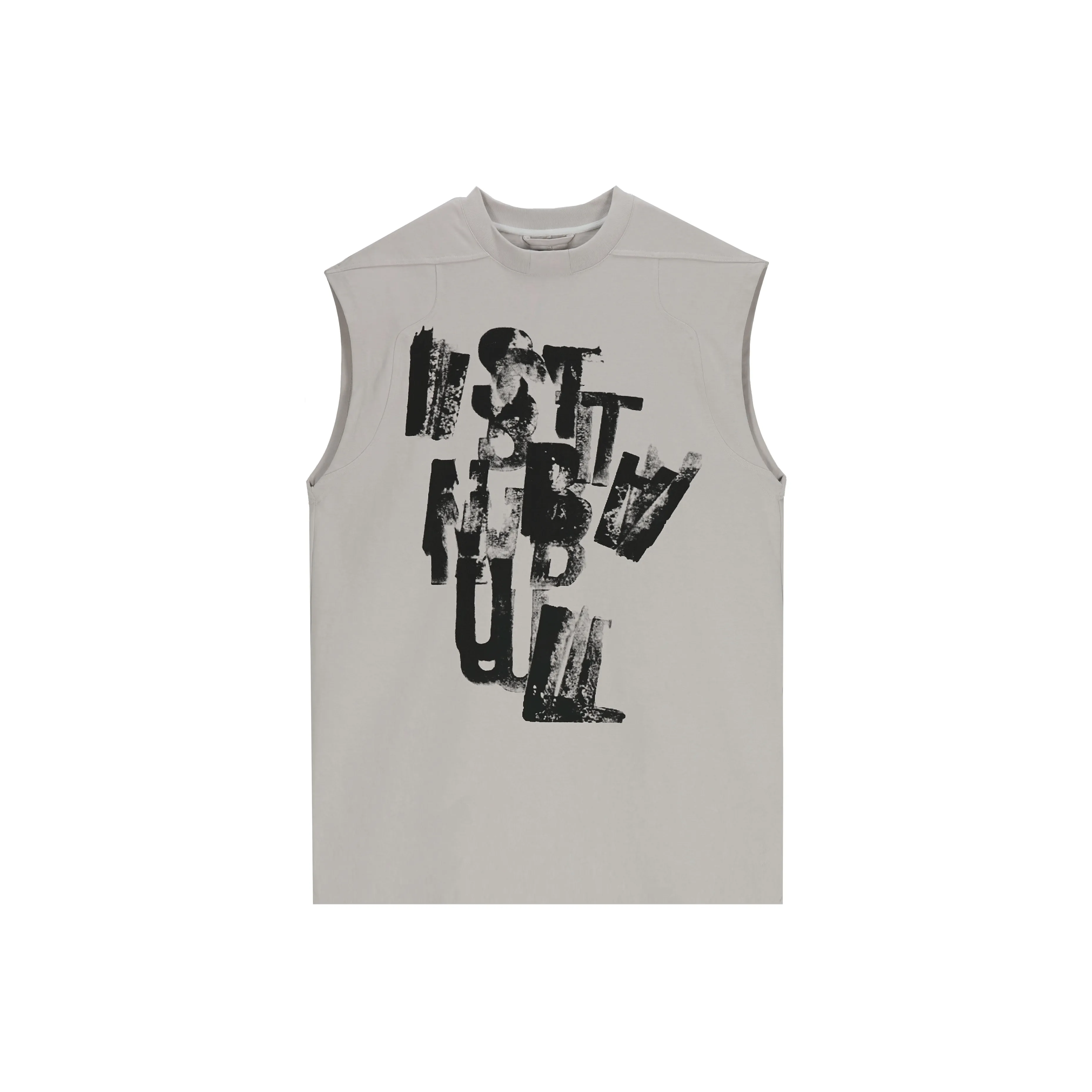 VANN VALRENCÉ Sleeveless T Shirt Unisex Old Apricot Color