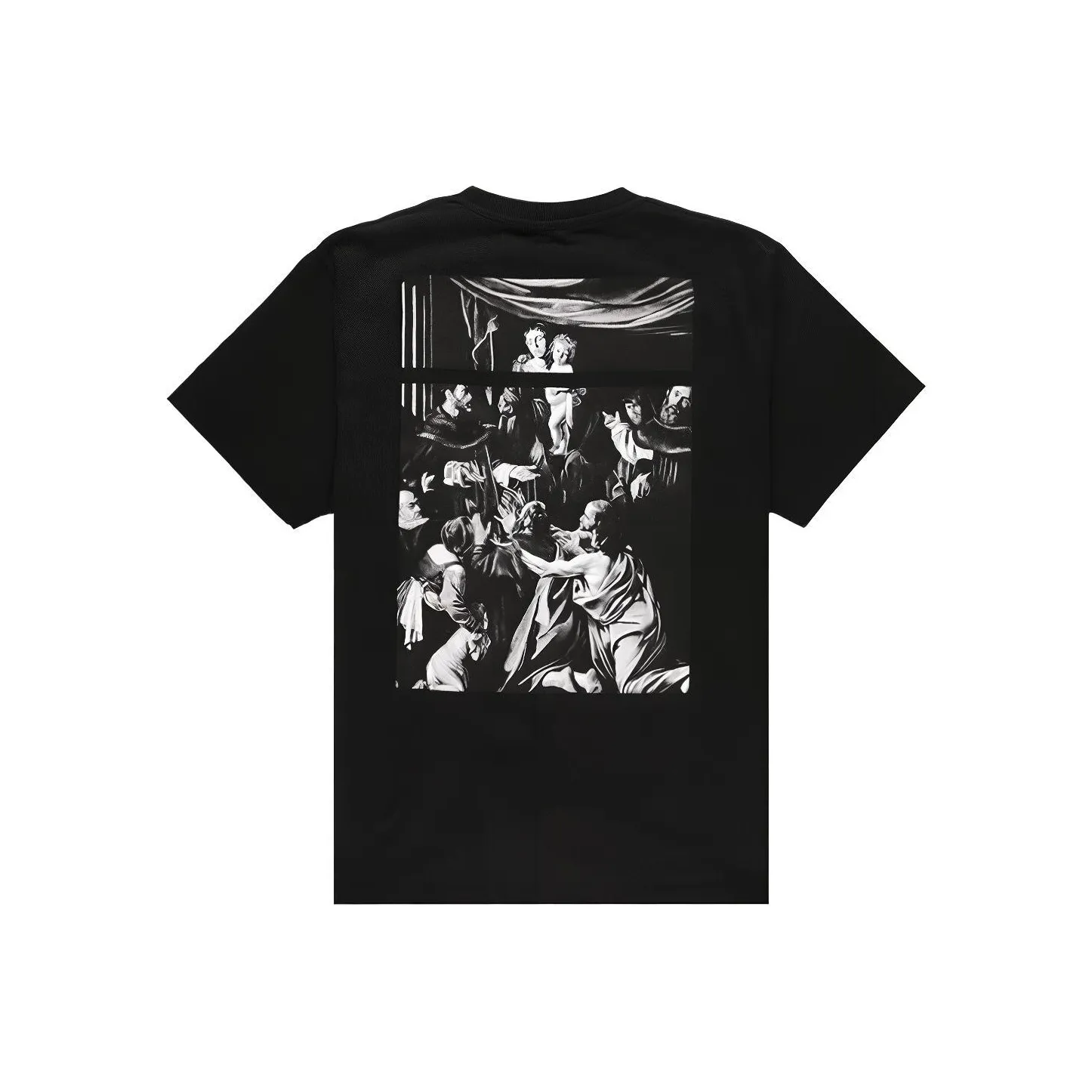OFF WHITE Oversized Fit Caravaggio Square T Shirt