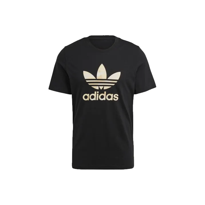 Adidas Originals CAMO INFILL TREFOIL T Рубашка Мужская Черная