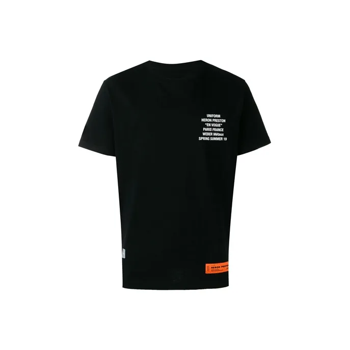 HERON PRESTON T Shirts browne Unisex Black
