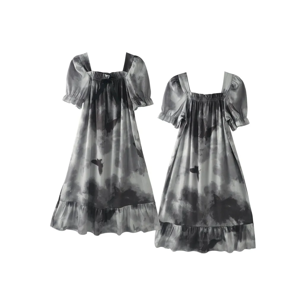 Urban Beauty Nightgown Women's Gray White