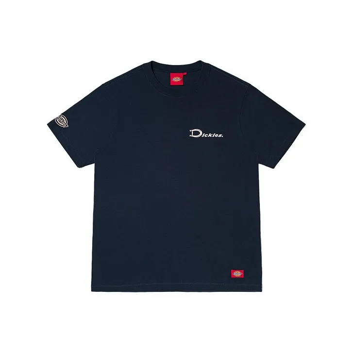 Dickies Straight Fit T Shirt Unisex Dark Marine Blue