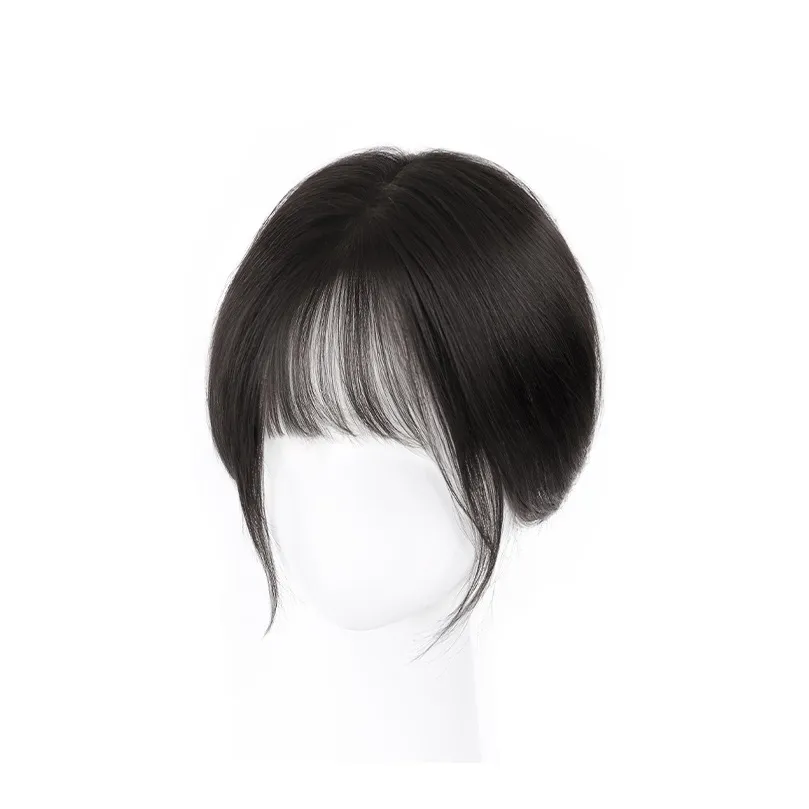 SIYU Русалка Внутренняя одежда Web Французский Bangs Волосы GROWTH Патч Человеческие волосы Короткие Прямые волосы