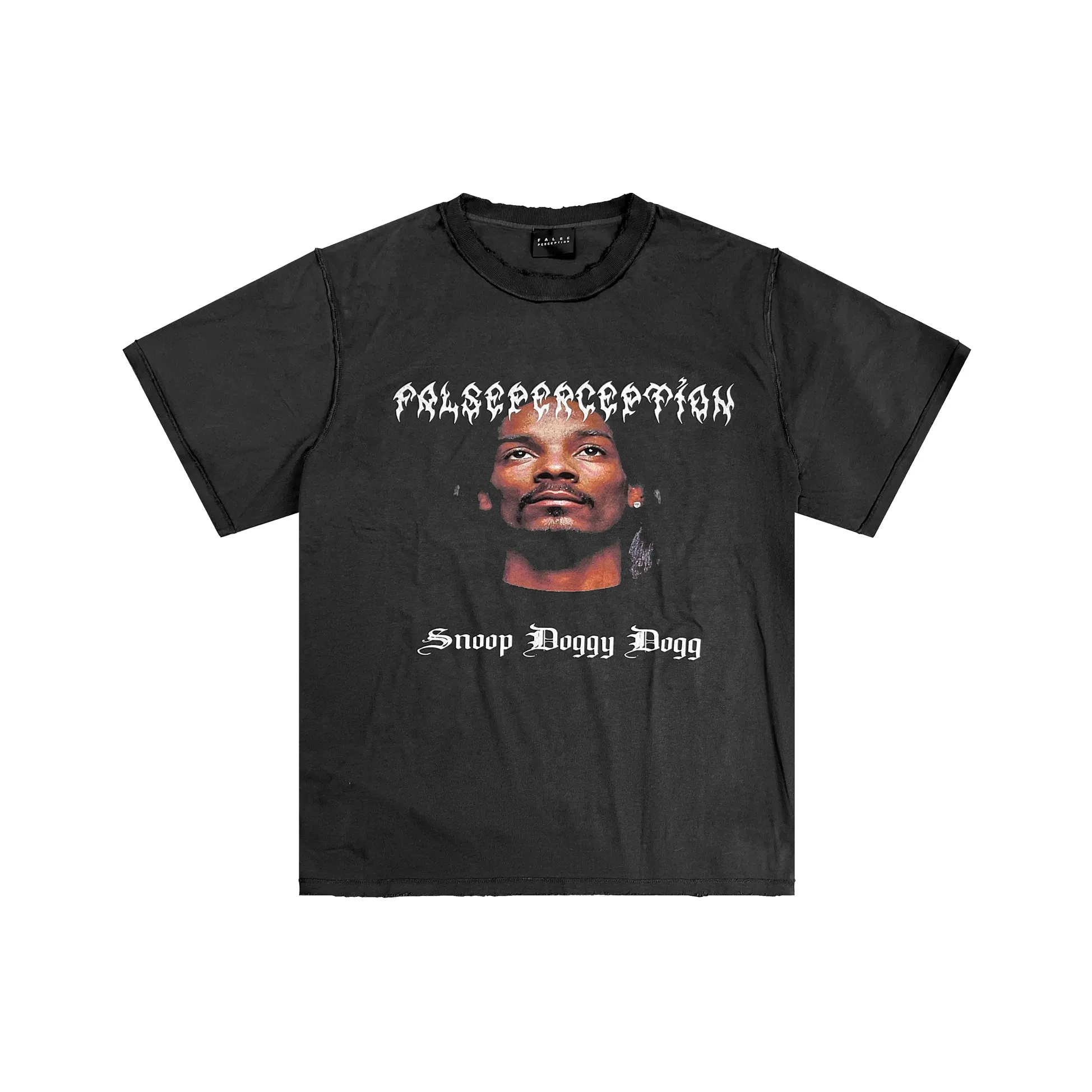 False Perception T-Shirt Унисекс Выстиранный Черный