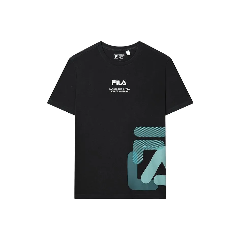FILA T Shirts Men's Jet Black