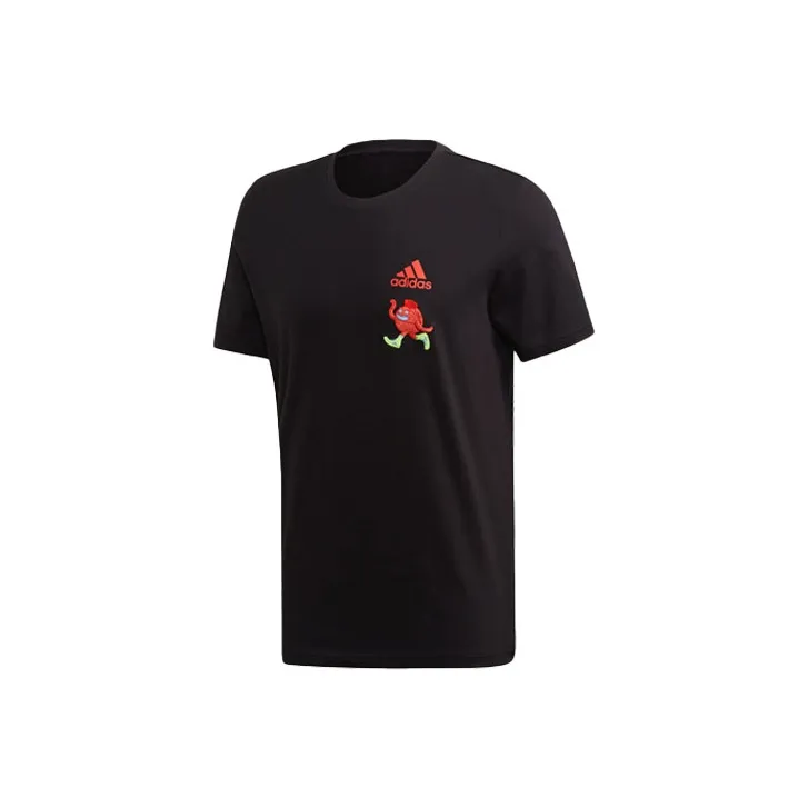 Adidas Мужские черные футболки