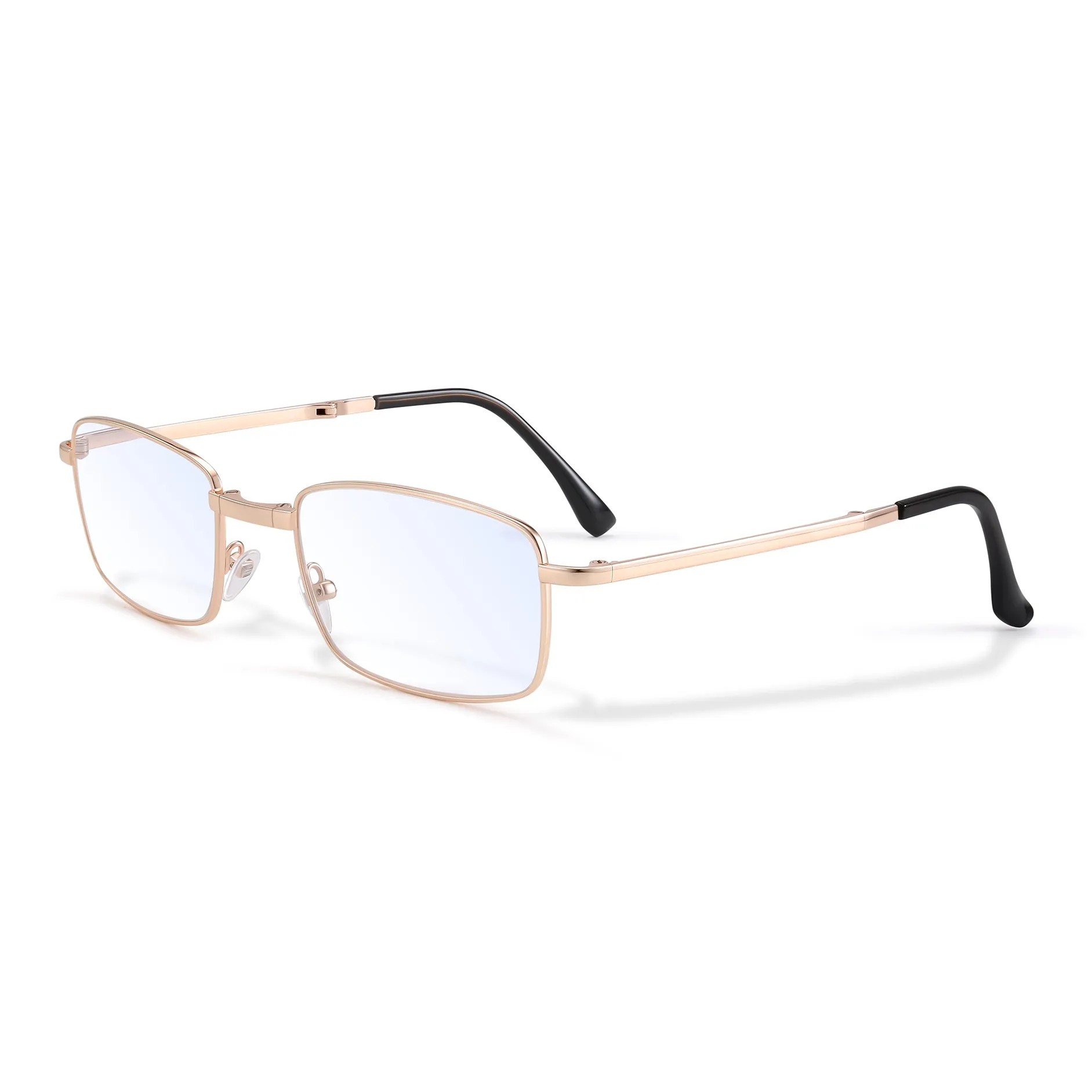 PULAIS Пластина Сплав Рамка Нерегулярная форма Оправы для очков Унисекс Золотой