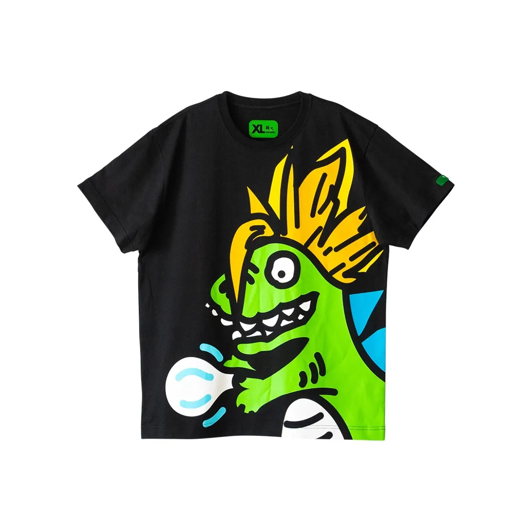 Corade Прямой крой T-рубашка Унисекс Черный